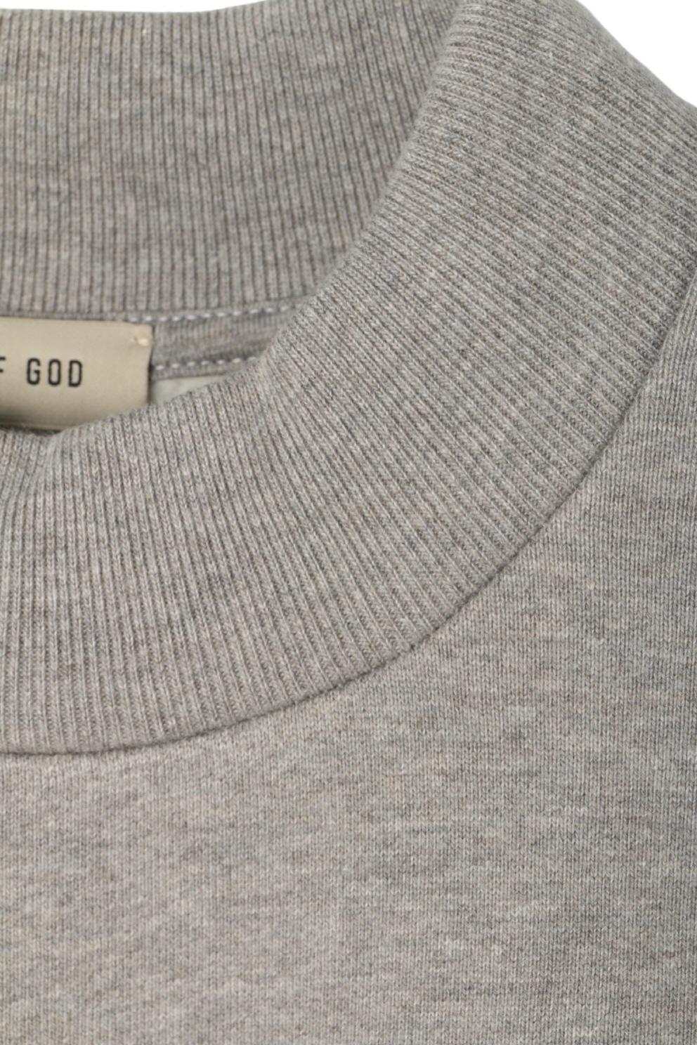 Fear of God Heather Gray Fleece Crewneck Sweatshirt