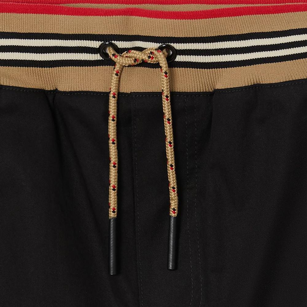 BURBERRY Kids Women’s Stripe Elastic Waist Half Shorts 8036432