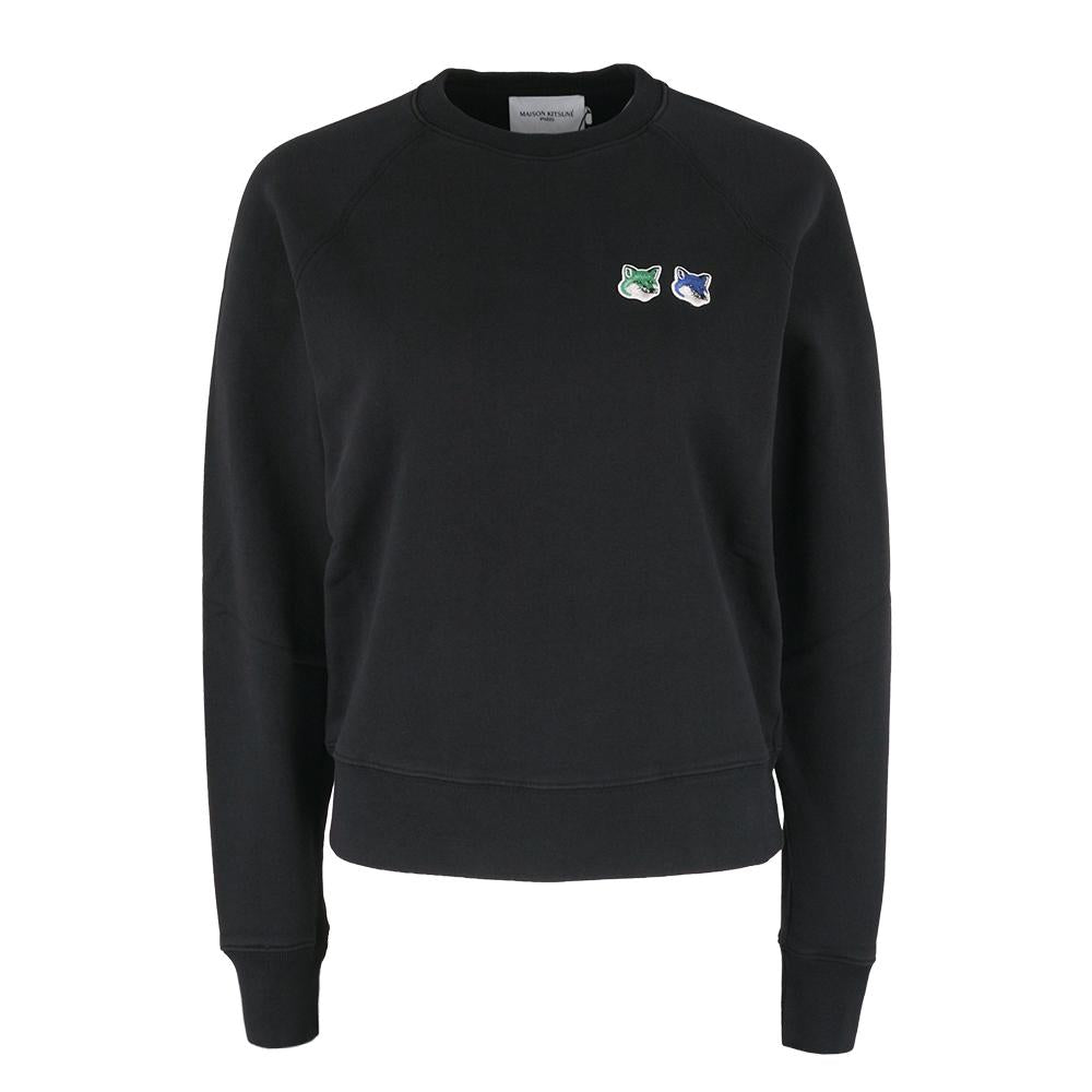 Maison Kitsune Double Fox Logo Sweatshirt for Women