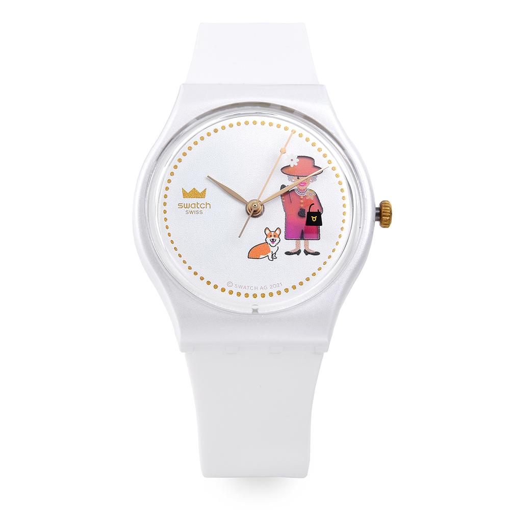 Swatch Unisex Fabric Strap Watch GZ711
