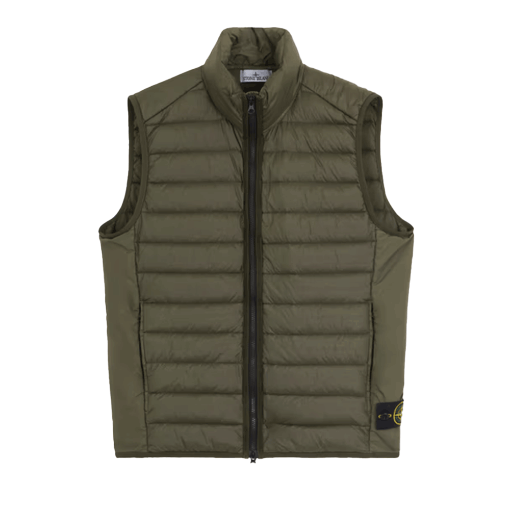 STONE ISLAND Woven Chambers Down TC Padded Vest 8115G0724 V0059