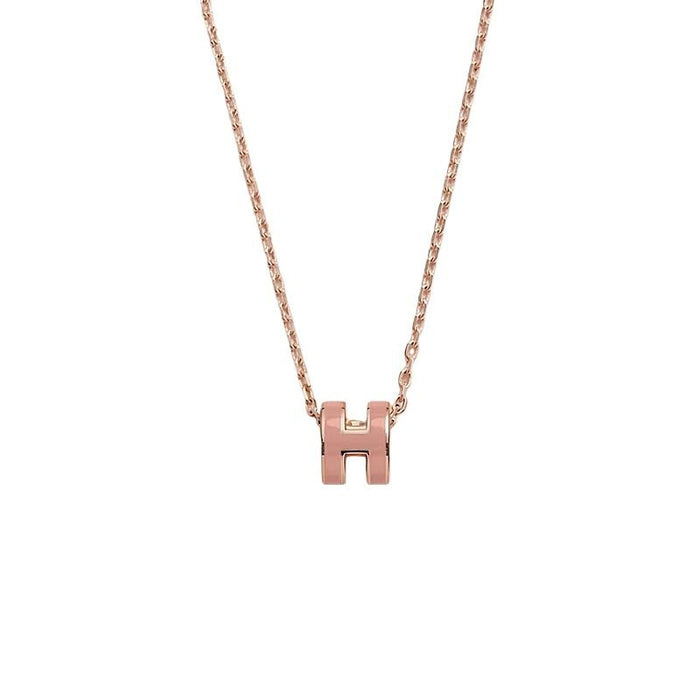 HERMES Mini Pop H Pendant Necklace for Women