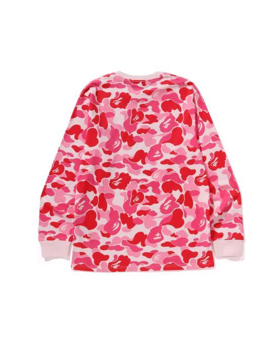 BAPE Pink Long Sleeve Sweatshirt 0ZXLTM006111 PPKX
