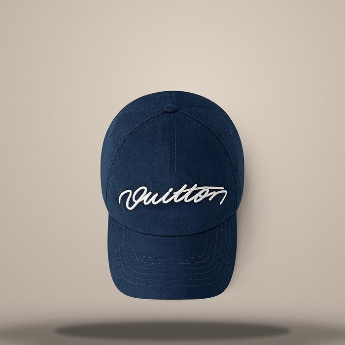 Louis Vuitton Men's Signature Navy Baseball Cap M5148