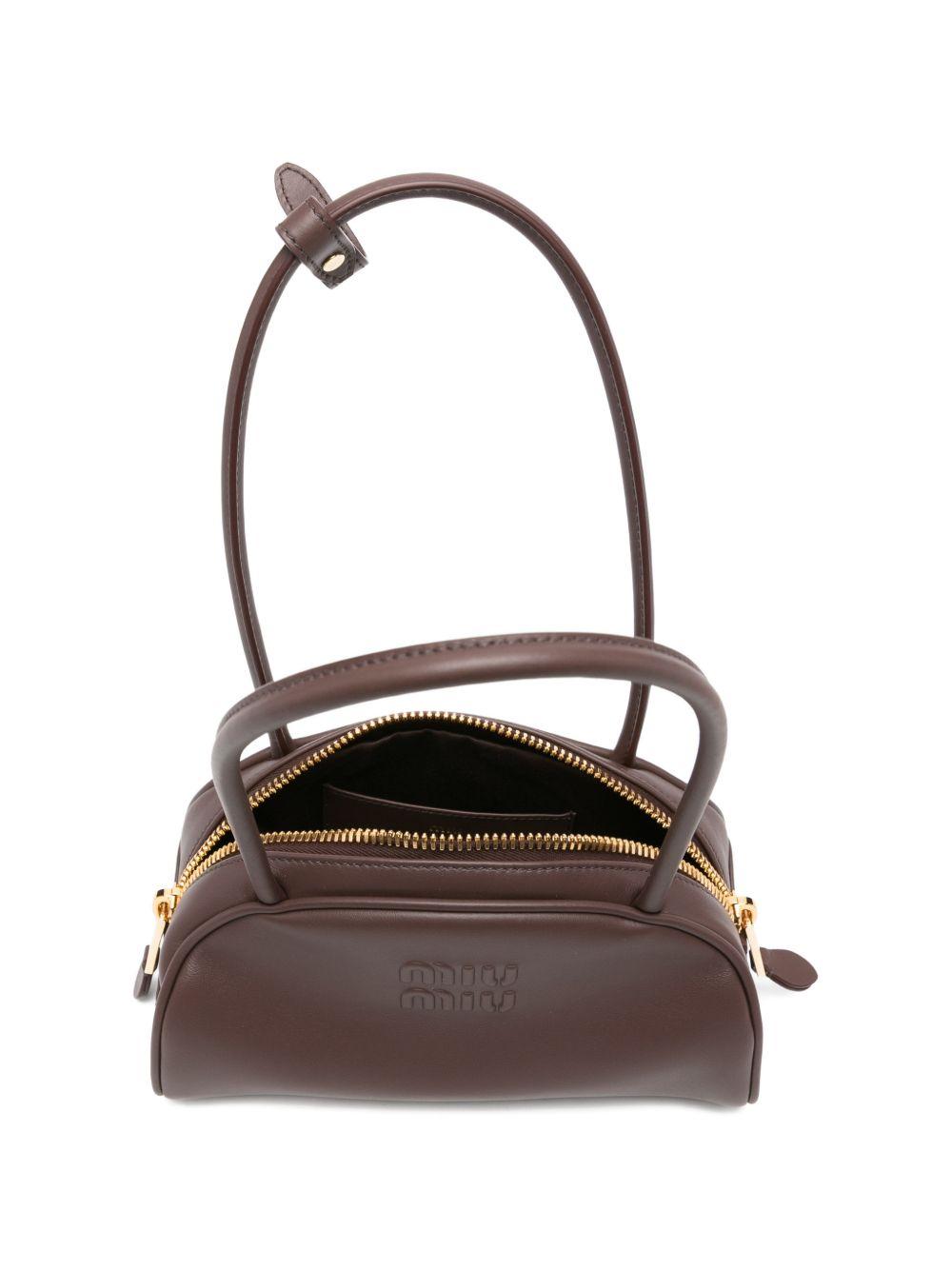 Miu Miu Black Leather Shoulder Bag