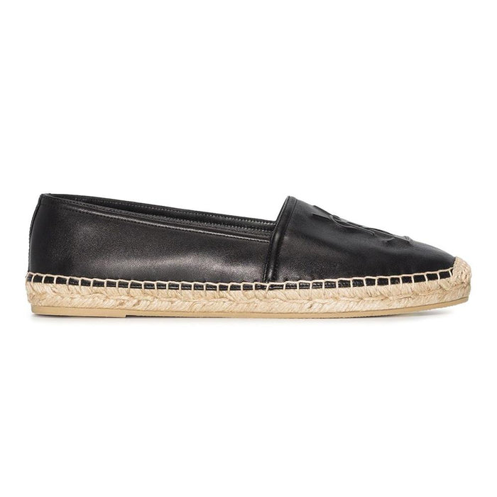 Saint Laurent Monogram Espadrille Slip-On Sneakers Black