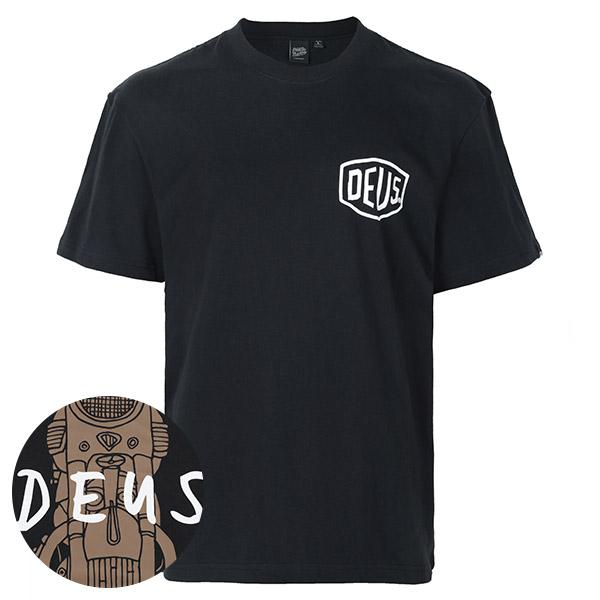 Deus Ex Machina Black Frontage Graphic T-Shirt Men’s D261 MTS 146