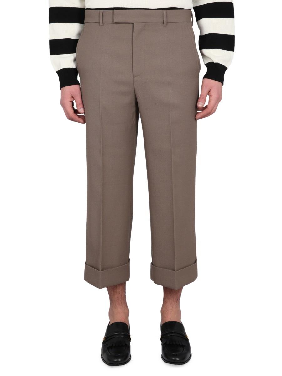 GUCCI Black Wool Dress Suit Pants