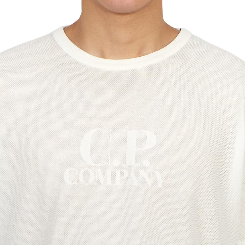 CP Company Men’s Short Sleeve T-Shirt White Cotton