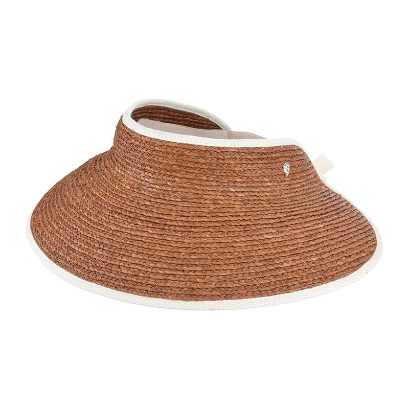 HELEN KAMINSKI Nutshell Sand Mita Visor Women’s Sun Cap HAT50220 NUS