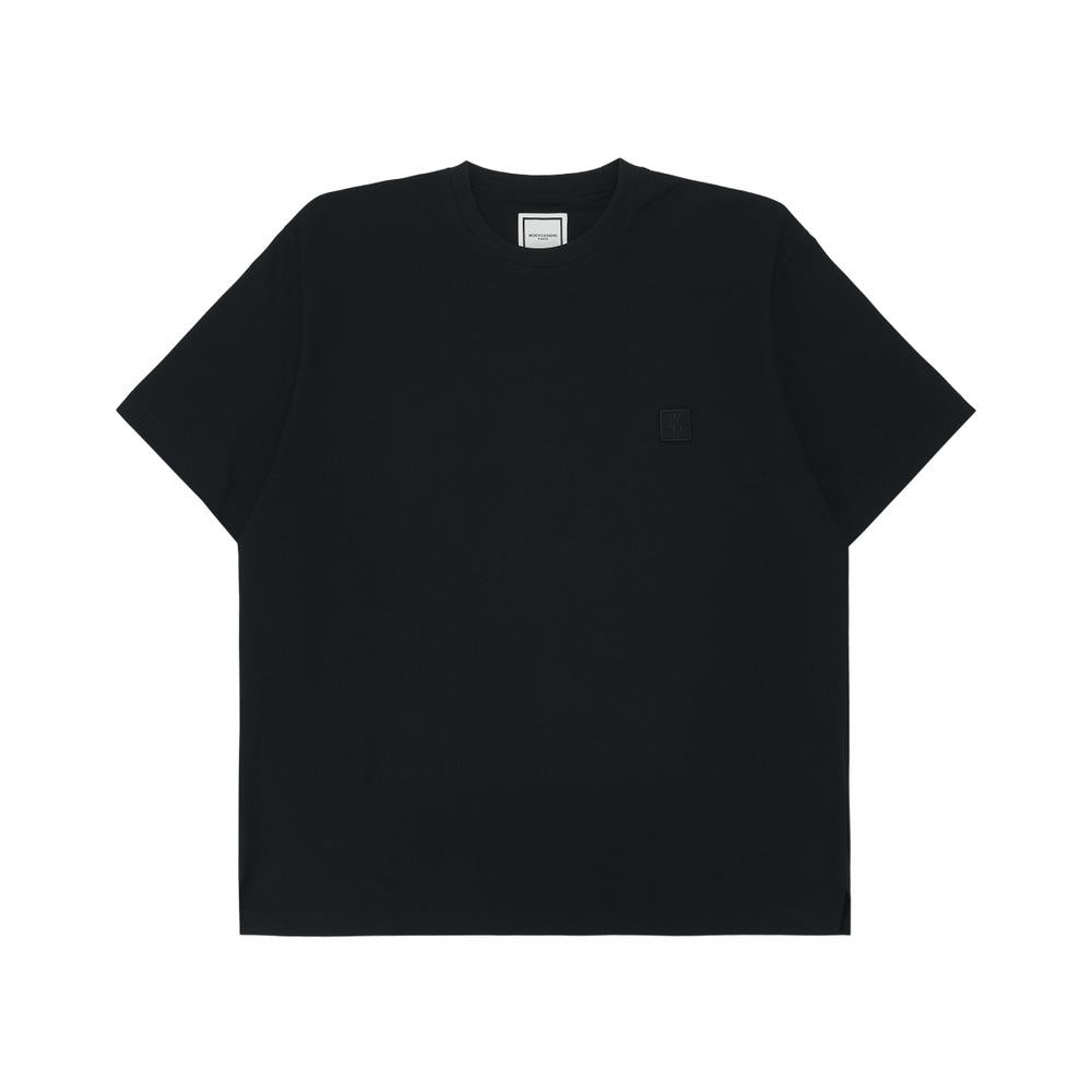 WOOYOUNGMI Cotton Back Logo T-Shirt Black Men’s