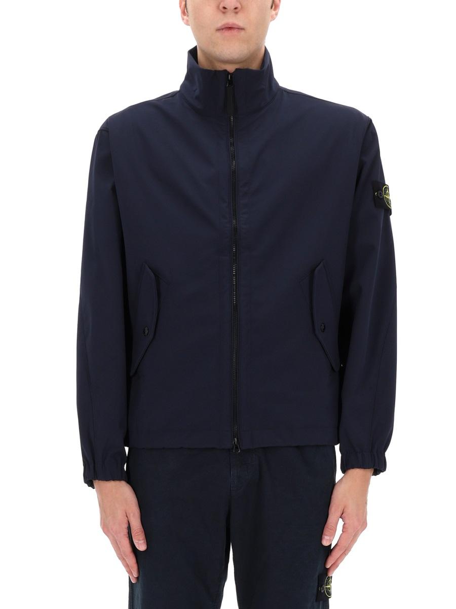 STONE ISLAND Nylon Bomber Jacket Black Men's Outerwear