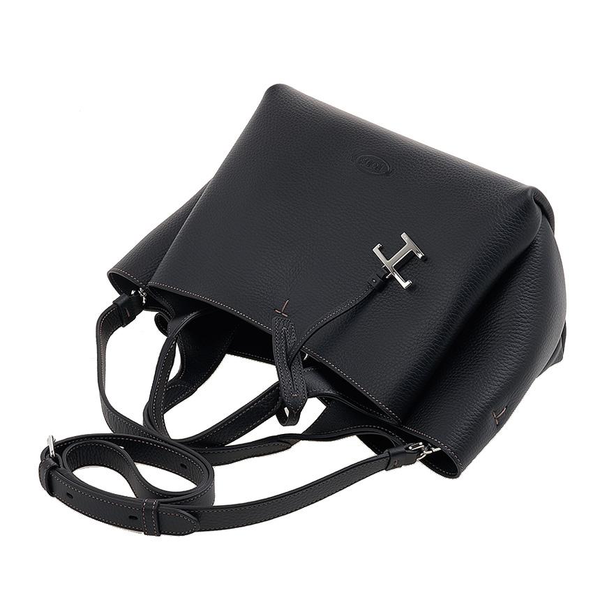 Tods Mini Shoulder Tote Bag Women’s New Collection Black Leather