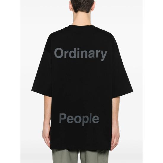 Maison Mihara Yasuhiro Short Sleeve T-Shirt Men’s J16TS851 BLACK DOM