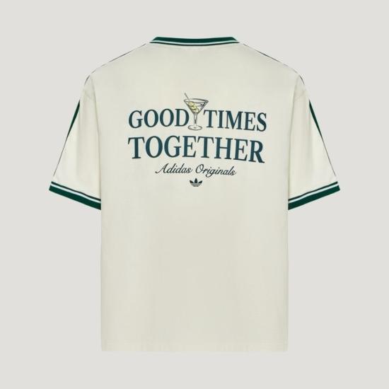 Adidas Men’s Short Sleeve T-Shirt KW5690 OFF WHITE DOM