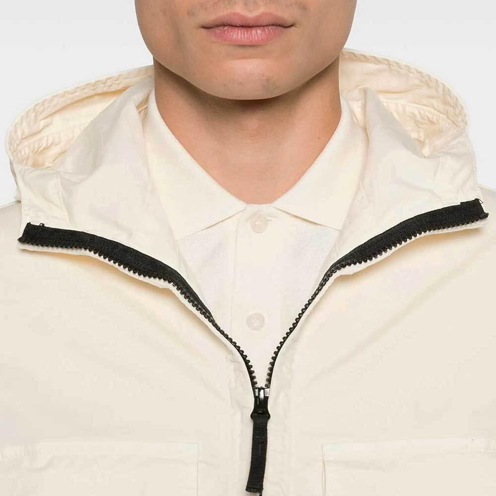 STONE ISLAND Nylon Overshirt Jacket Charcoal Men