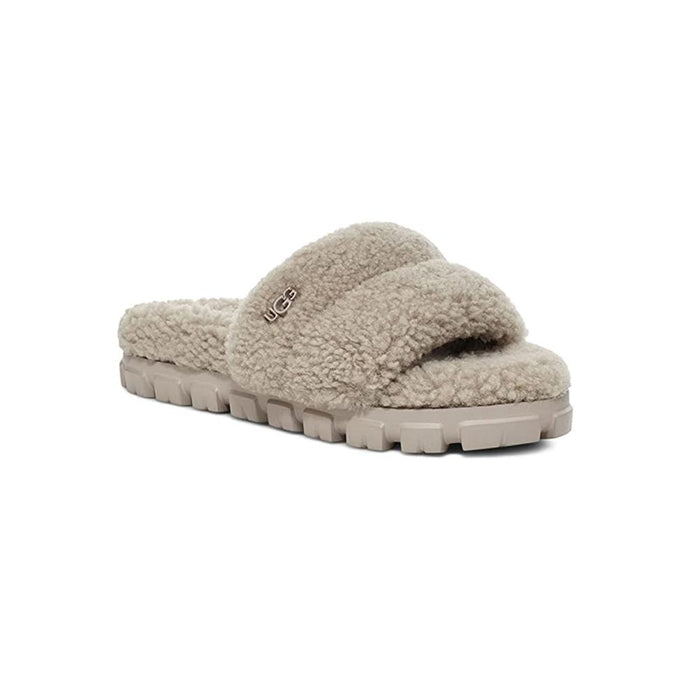 Ugg Cozyta Curly Fur Slippers Light Gray Women’s
