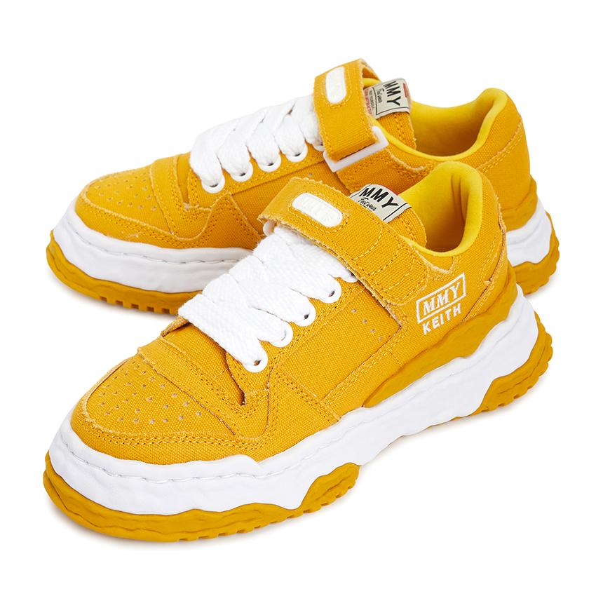 Maison Mihara Yasuhiro KISS Original Sole Unisex Low-Top Sneaker A15FW740 YELLOW