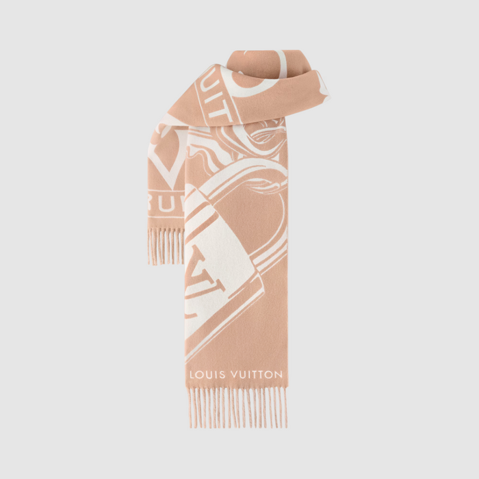 Louis Vuitton Lock and Key Wool Scarf