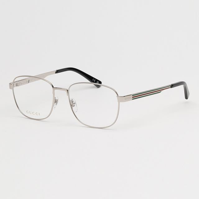 GUCCI Silver Metal GG1225O 001 Eyeglass Frames Unisex