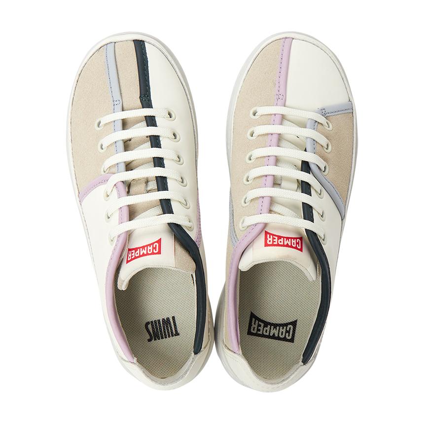 Camper TWINS Women’s Leather Low-Top Sneakers K201580 004