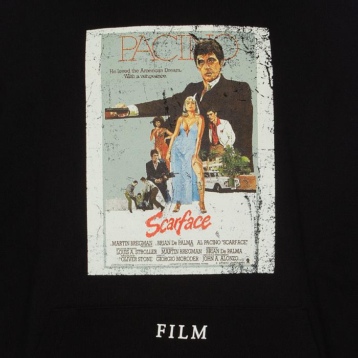 IH NOM UH NIT Al Pacino Logo Print Hooded T-Shirt for Men