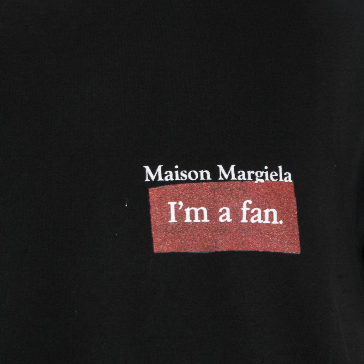 Maison Margiela Black Cotton Short Sleeve T-Shirt
