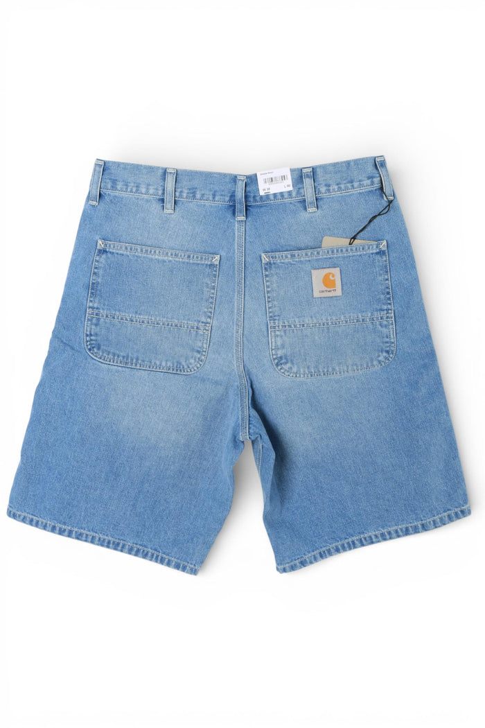 CARHARTT WIP Blue Denim Simple Shorts Light True Wash