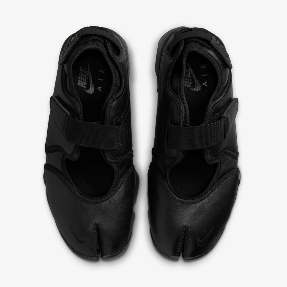 Nike Air Rift Leather Black Tabi Mary Jane Low-Top Sneakers