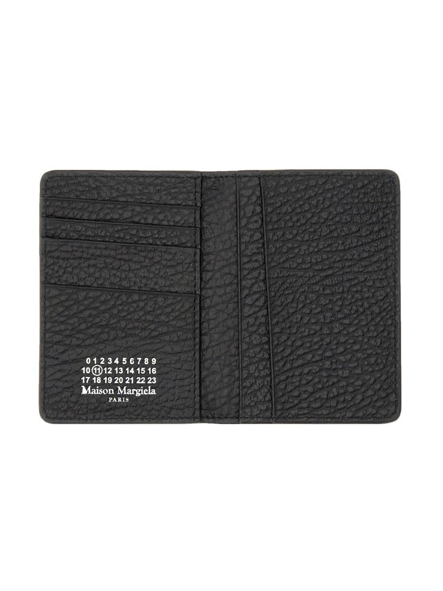 Maison Margiela Black Leather Bifold Wallet
