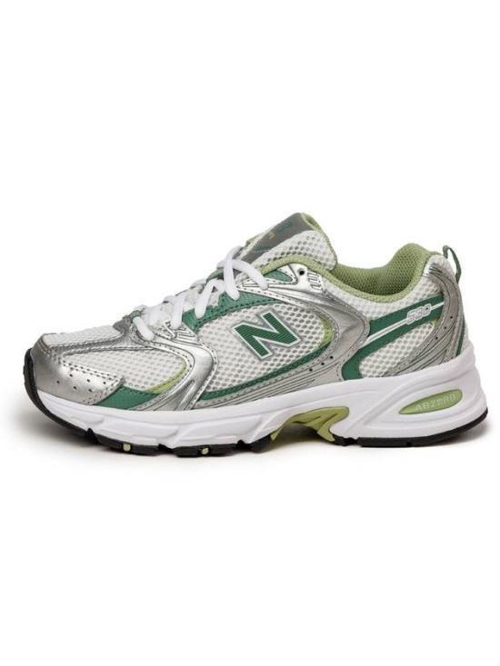 New Balance Reflection Silver Metallic Mallard Green 530 Sneakers Men