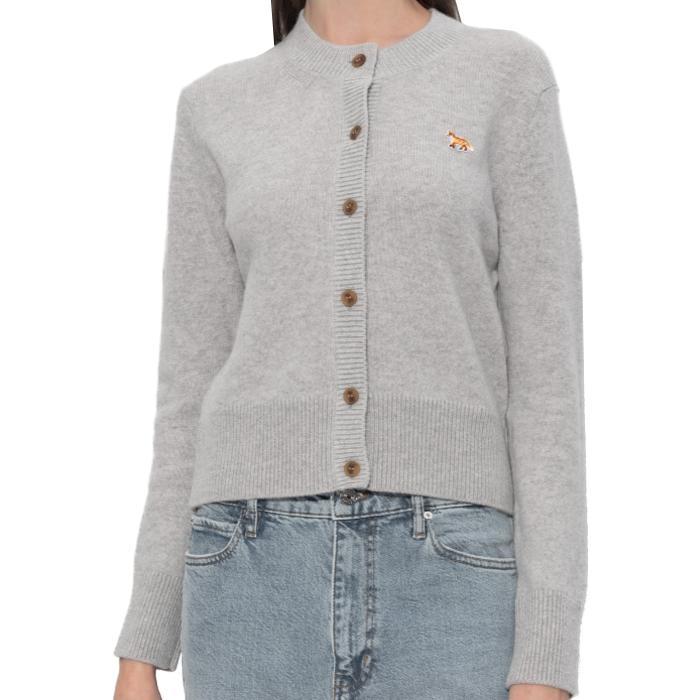 Maison Kitsune Women Baby Fox Wool Cardigan