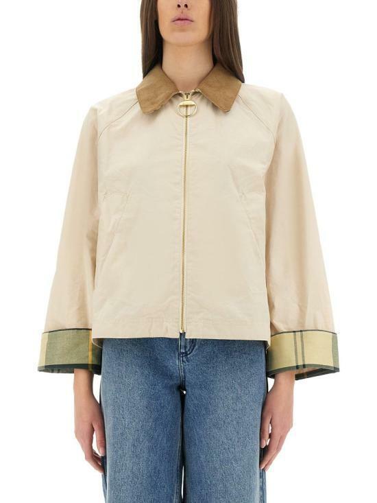 Barbour Catlin Showerproof Jacket Oatmeal Ancient Tartan LSP0203 ST51
