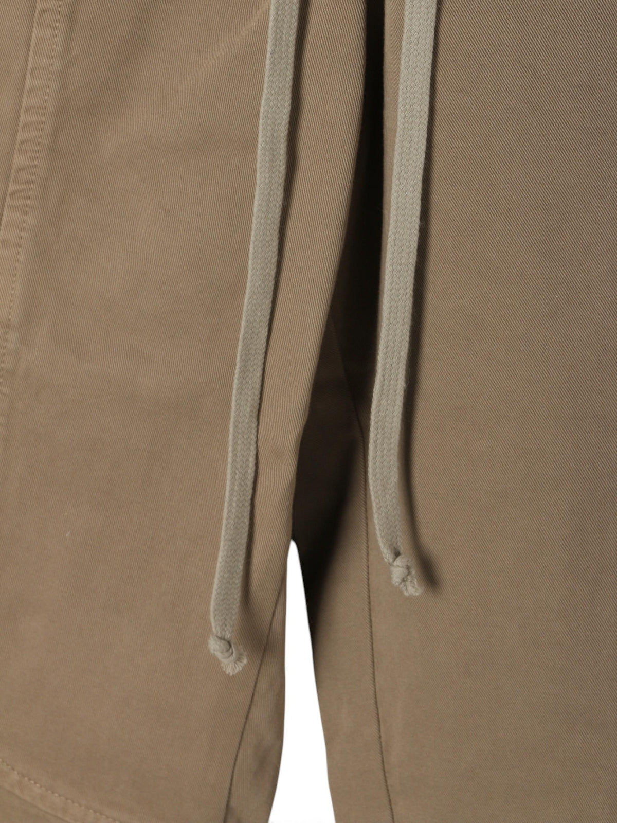 Rick Owens DRKSHDW Wide Creatch Cargo Pants Dirty Pearl Cotton Twill