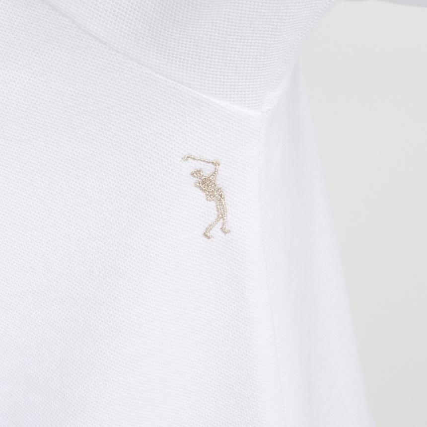 MARK&LONA Men’s Golf Polo Short Sleeve T-Shirt White