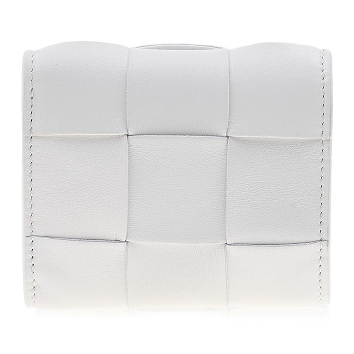 Bottega Veneta Intrecciato Leather Small Bifold Wallet Black