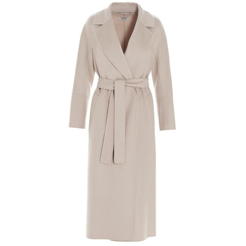 Max Mara ELISA Wool Belted Long Coat