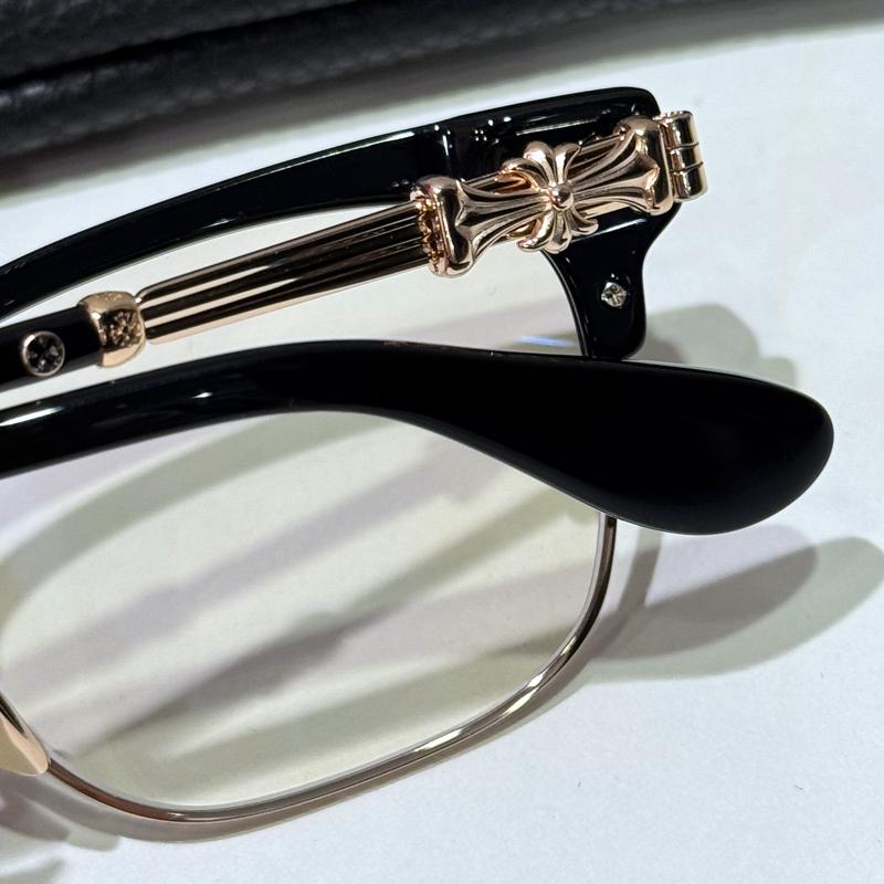 Chrome Hearts Black Gold Plate Bonennoisure 1 Eyeglasses
