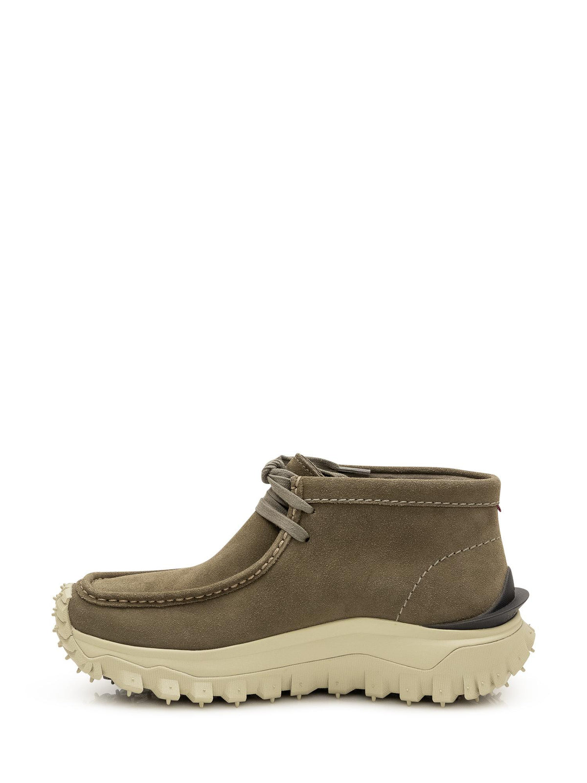 Moncler Leather Lace-Up Work Boots for Men