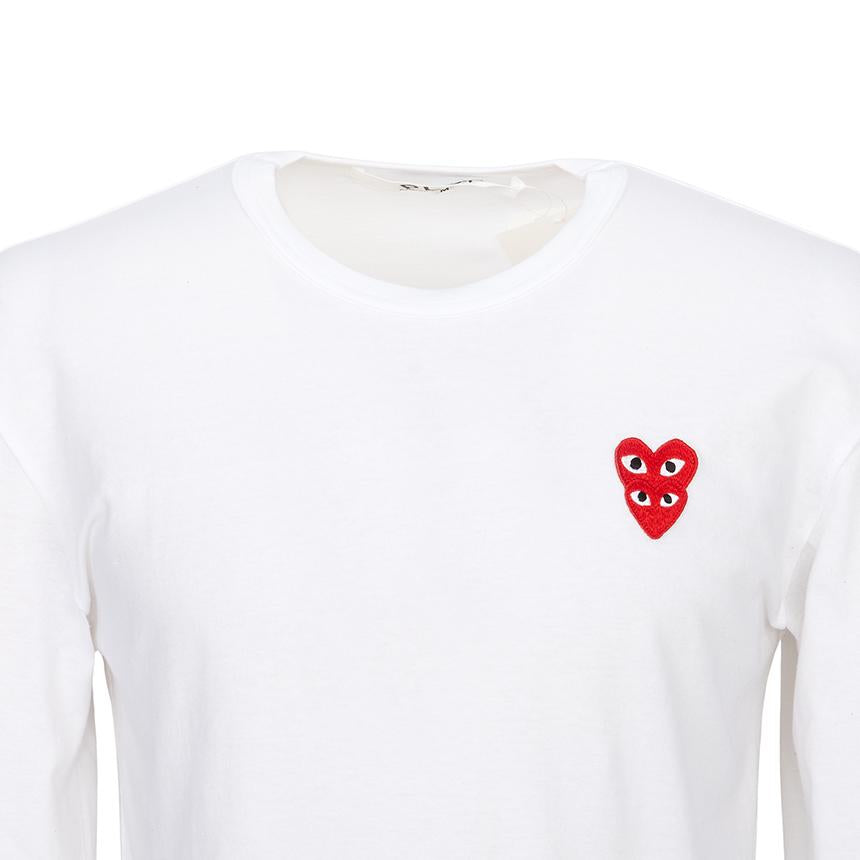 Comme des Garcons Double Wappen Long Sleeve Unisex T-Shirt AX T292 051 2