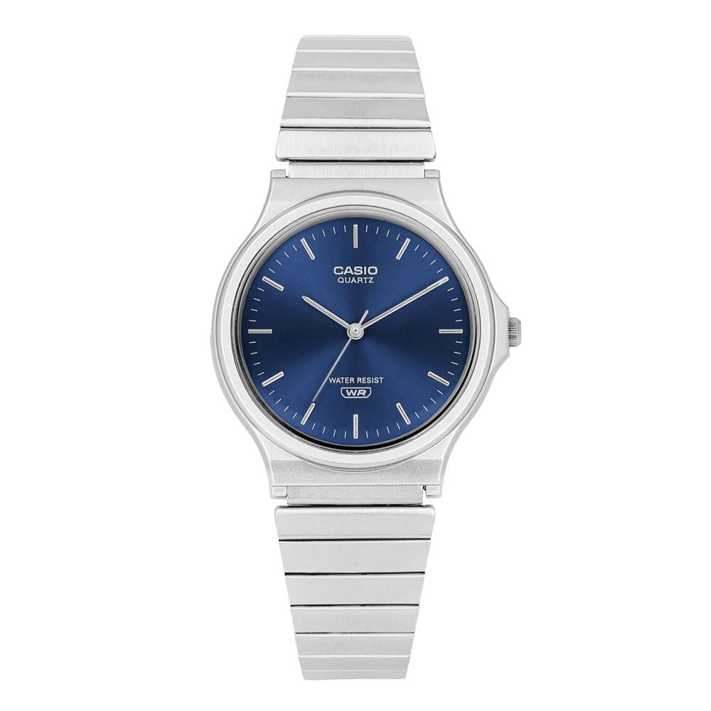 Casio Blue Analog Metal Watch for Students Men MQ 24DA 2ADF