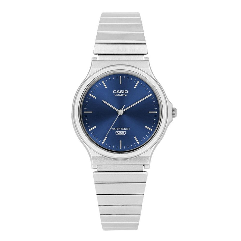 Casio Blue Analog Metal Watch for Students Men MQ 24DA 2ADF
