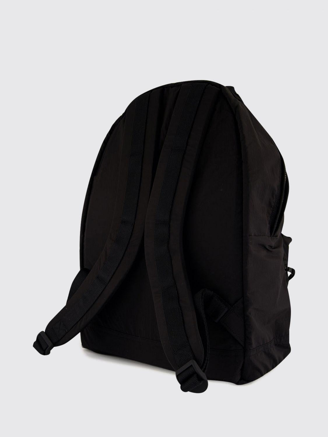 STONE ISLAND Black Nylon Backpack