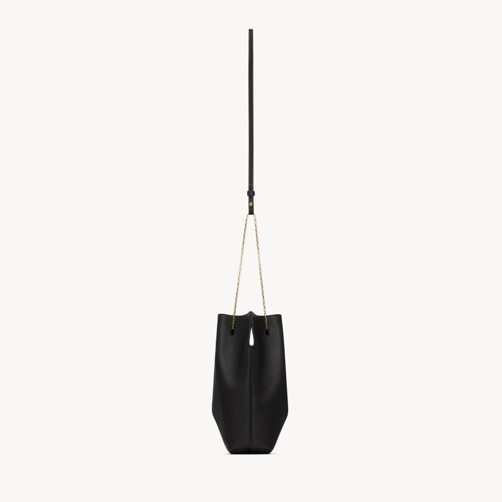 Saint Laurent Pochon Bucket Bag Black Shoulder Bag