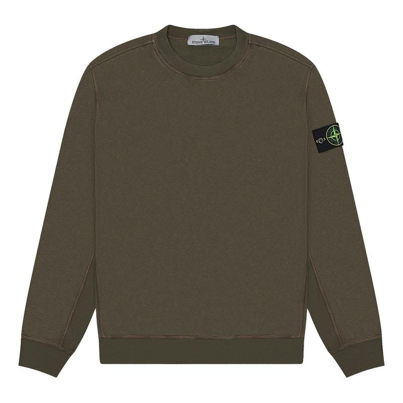 STONE ISLAND Malfile Fleece Crewneck Sweatshirt Men V0154