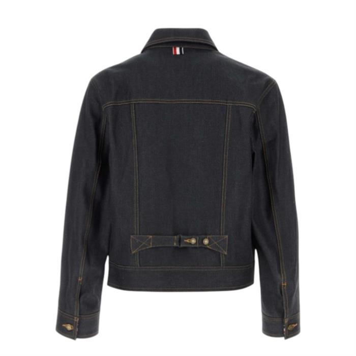 THOM BROWNE Selvedge Denim Back Strap Jacket