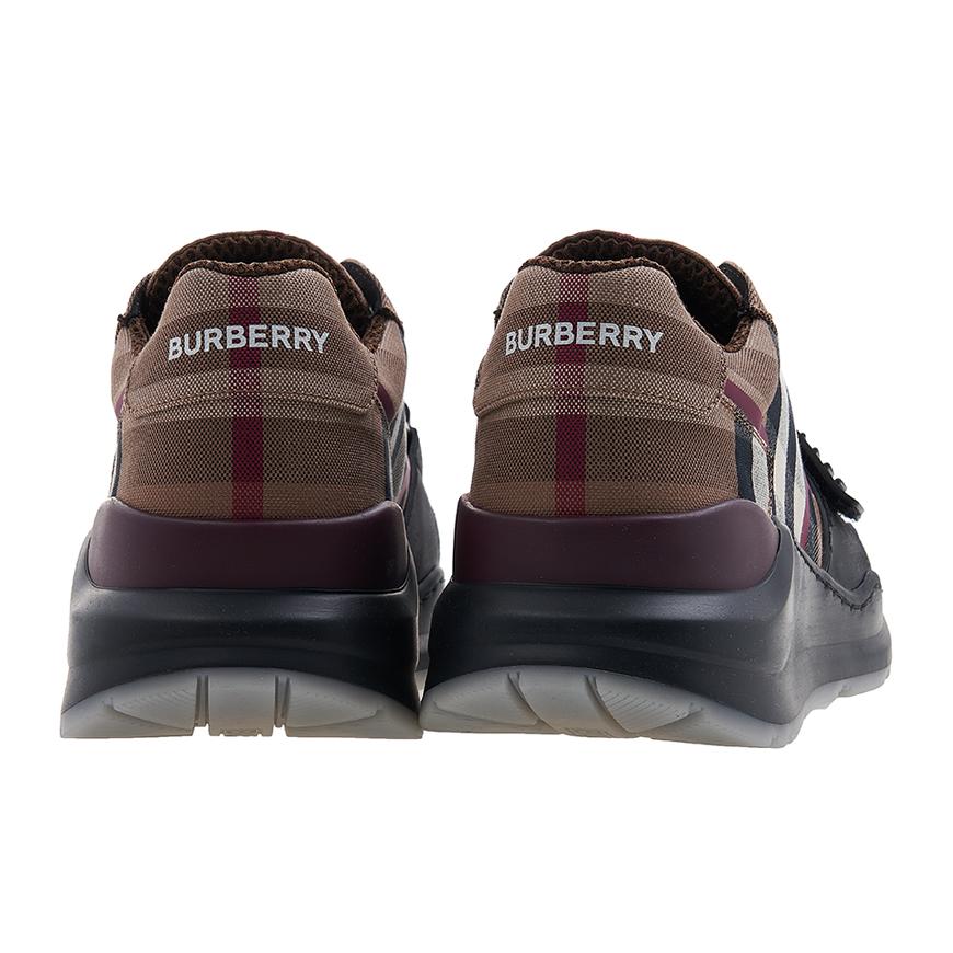 BURBERRY Men’s Check Cotton Low-Top Sneakers 8052971 MF TNR RAMSEY M ST A8894