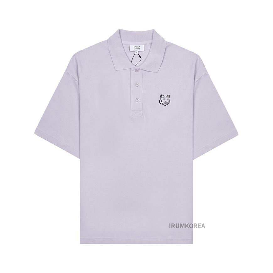 Maison Kitsune Bold Fox Head Logo T-Shirt Men’s White Cotton MM00202KJ7010 0173