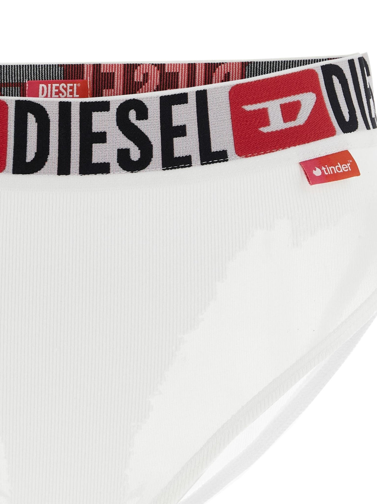 DIESEL Black Logo Cotton Underwear Panties