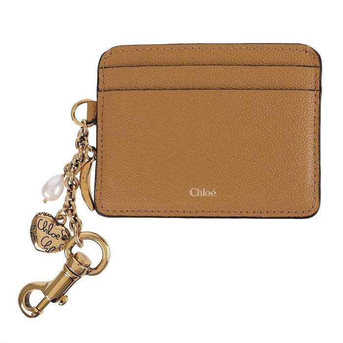 Chloe Grained Leather Charm Card Holder Wallet CH25AP977Q12 268